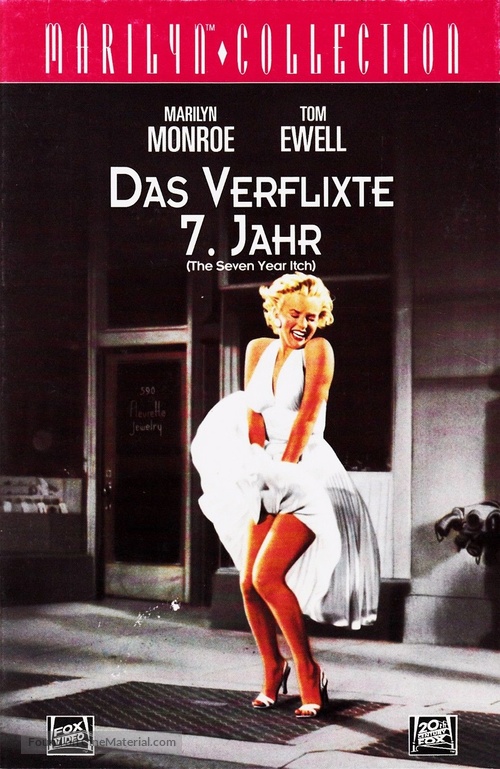 The Seven Year Itch - German VHS movie cover
