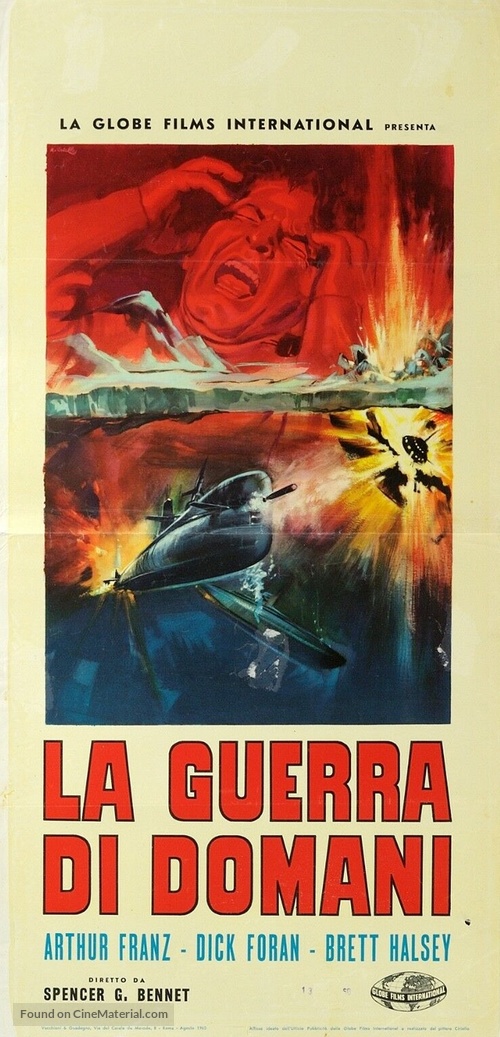 The Atomic Submarine - Italian Movie Poster