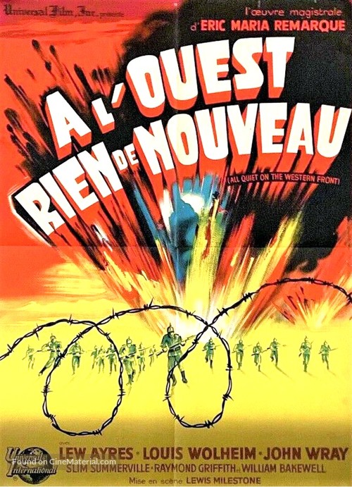 All Quiet on the Western Front - French Movie Poster