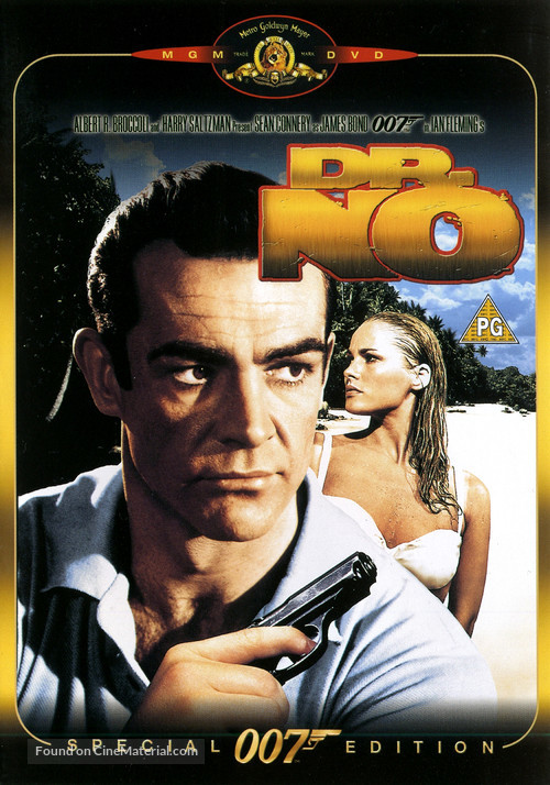 Dr. No - British DVD movie cover