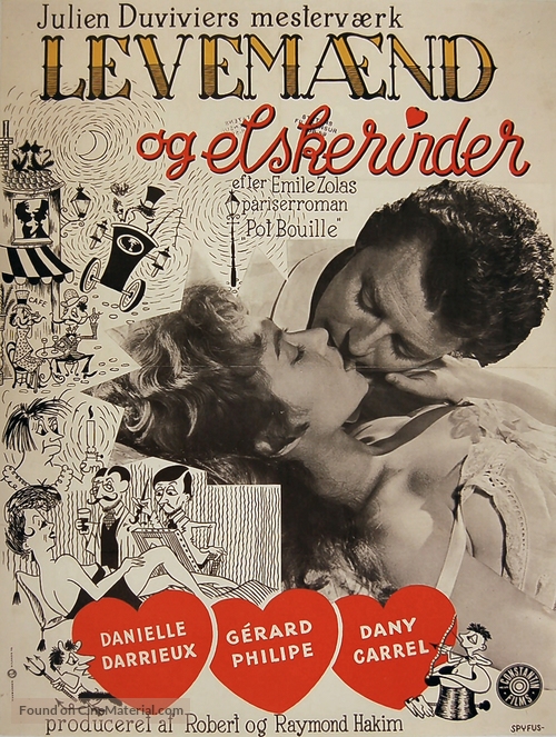Pot-Bouille - Danish Movie Poster