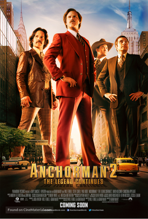 Anchorman 2: The Legend Continues - Movie Poster