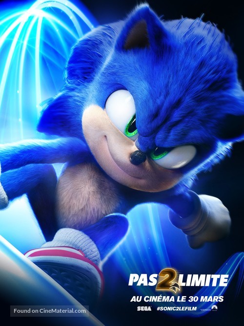 Sonic the Hedgehog 2 - French Movie Poster