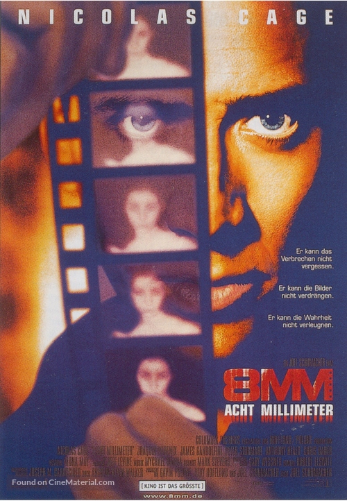 8mm - German Movie Poster