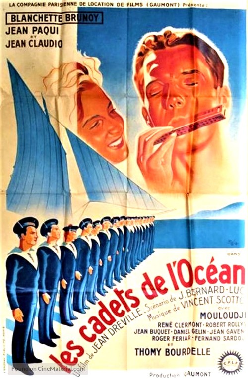 Cadets de l&#039;oc&eacute;an, Les - French Movie Poster