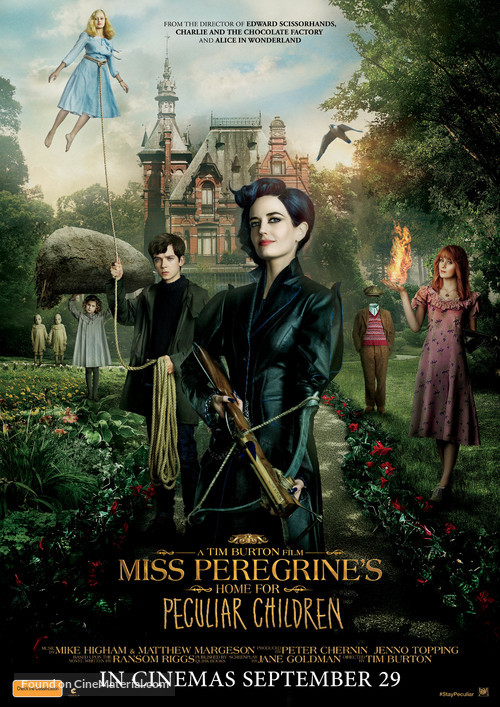 Miss Peregrine&#039;s Home for Peculiar Children - Australian Movie Poster