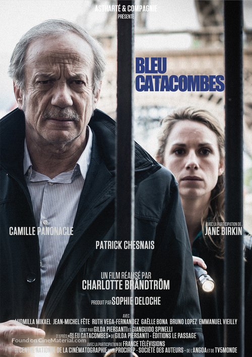 Bleu catacombes - French Movie Poster