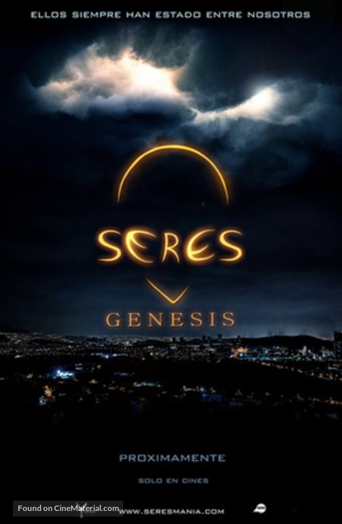 Seres: Genesis - Mexican Movie Poster
