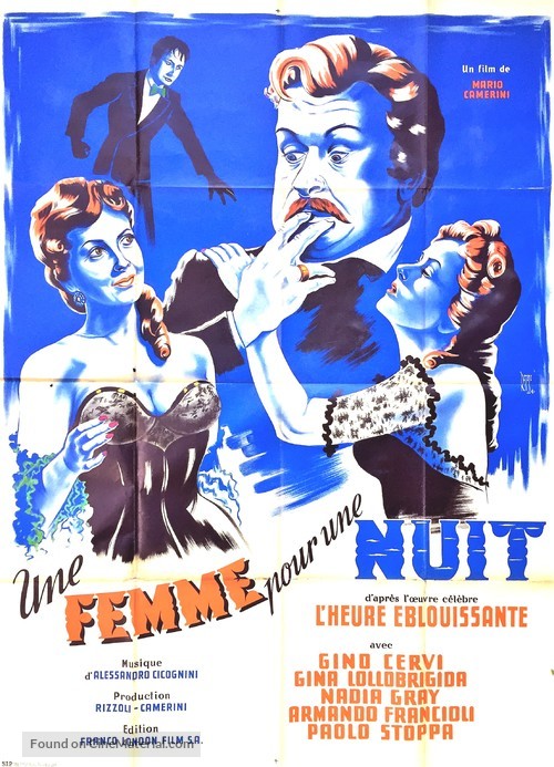 Moglie per una notte - French Movie Poster