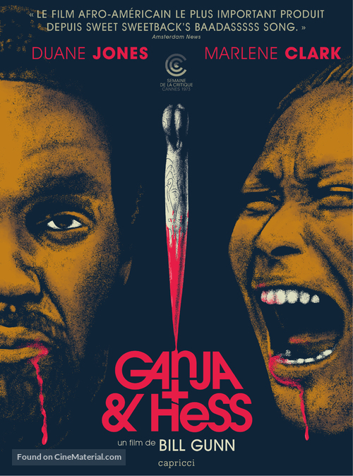 Ganja &amp; Hess - French DVD movie cover