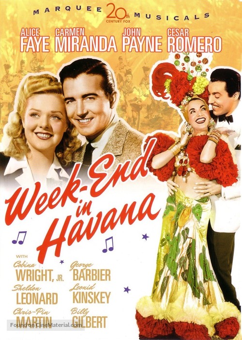 Week-End in Havana - DVD movie cover
