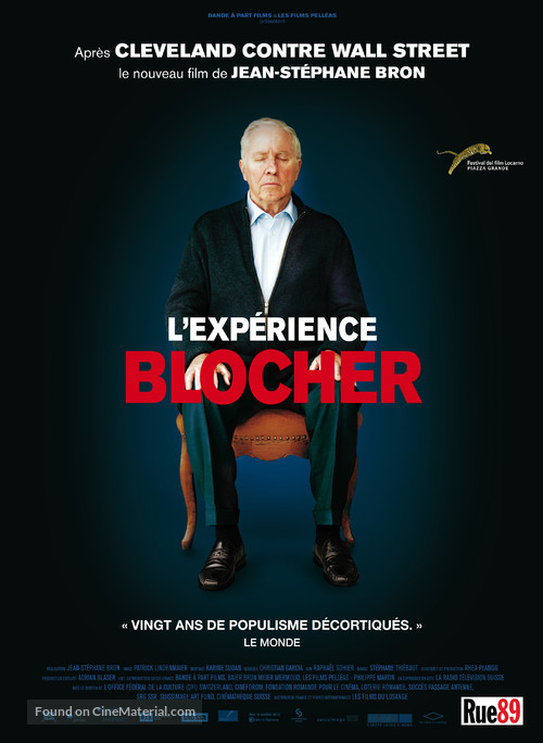 L&#039;exp&eacute;rience Blocher - French Movie Poster