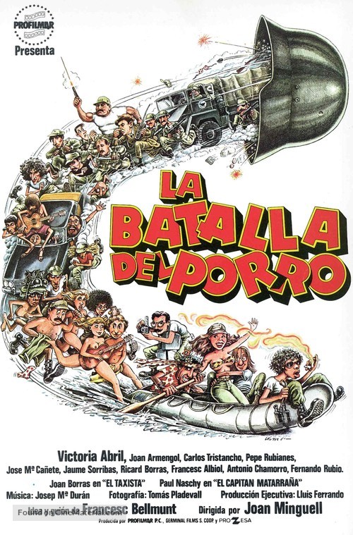 La batalla del porro - Spanish Movie Poster