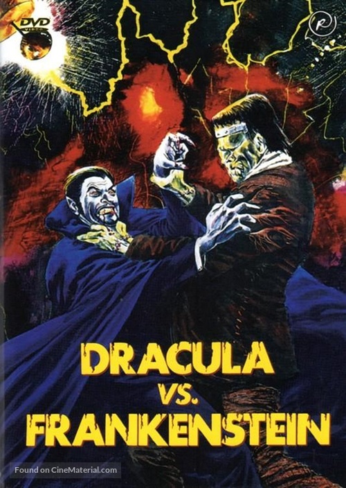 Dracula Vs. Frankenstein - German DVD movie cover