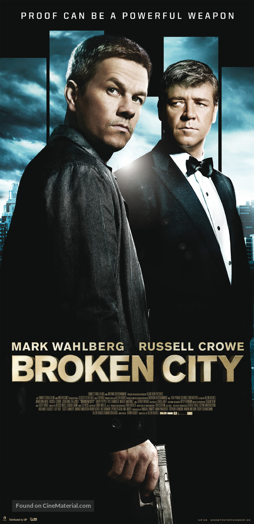 Broken City - Danish Movie Poster