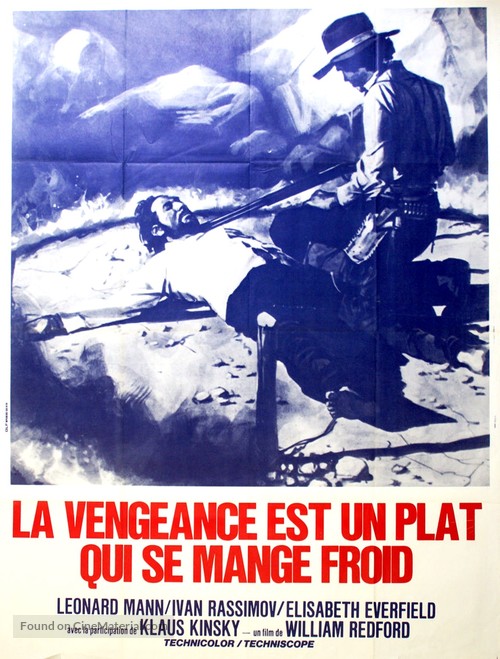 La vendetta &egrave; un piatto che si serve freddo - French Movie Poster