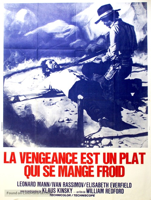 La vendetta &egrave; un piatto che si serve freddo - French Movie Poster