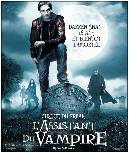 Cirque du Freak: The Vampire&#039;s Assistant - Swiss Movie Poster