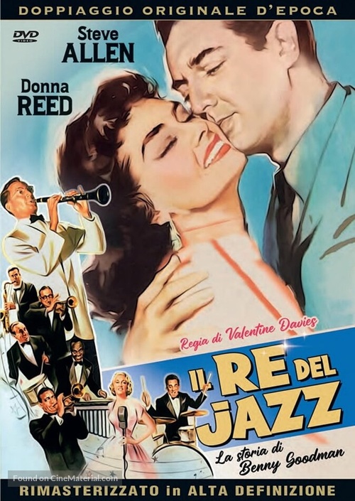 The Benny Goodman Story - Italian DVD movie cover