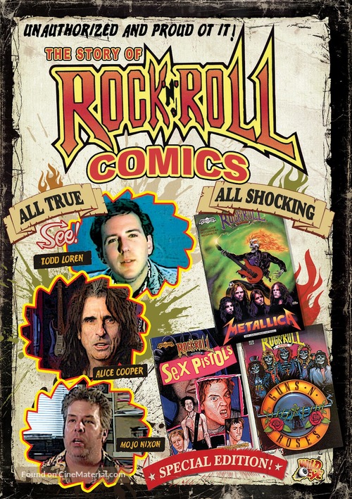 Unauthorized and Proud of It: Todd Loren&#039;s Rock &#039;n&#039; Roll Comics - DVD movie cover