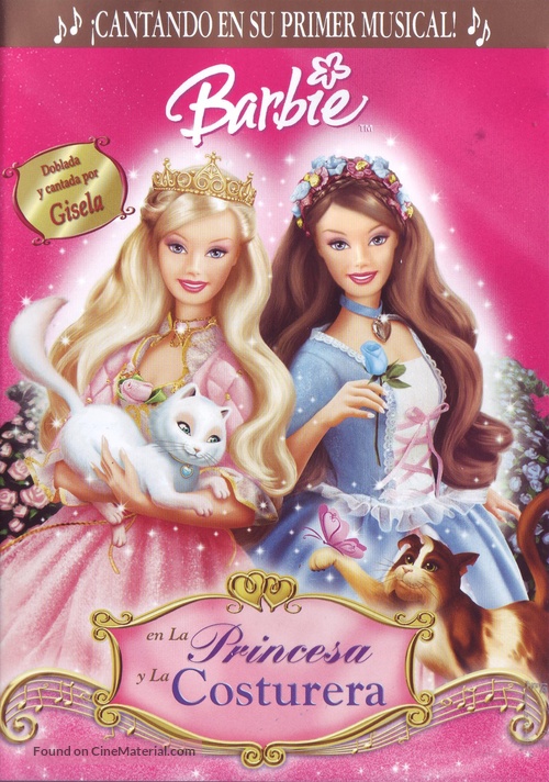Barbie as the Princess and the Pauper - Spanish DVD movie cover