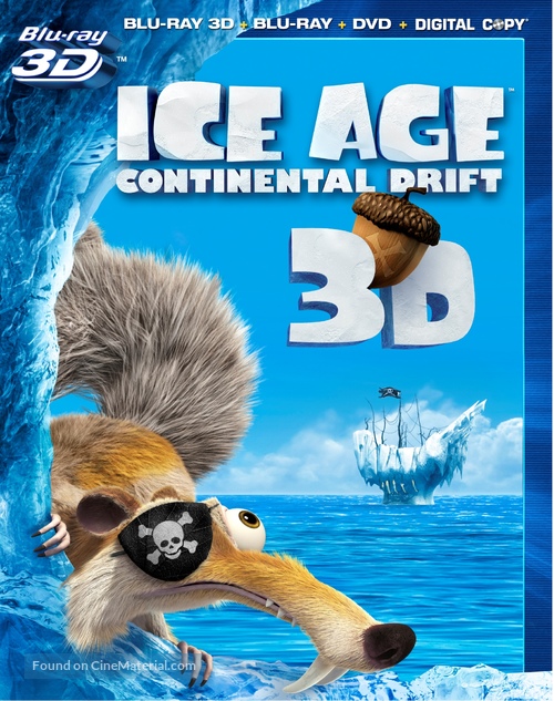 Ice Age: Continental Drift - Blu-Ray movie cover
