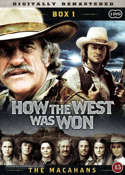 &quot;How the West Was Won&quot; - Danish DVD movie cover