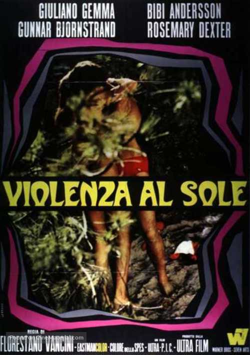 Violenza al sole - Italian Movie Poster