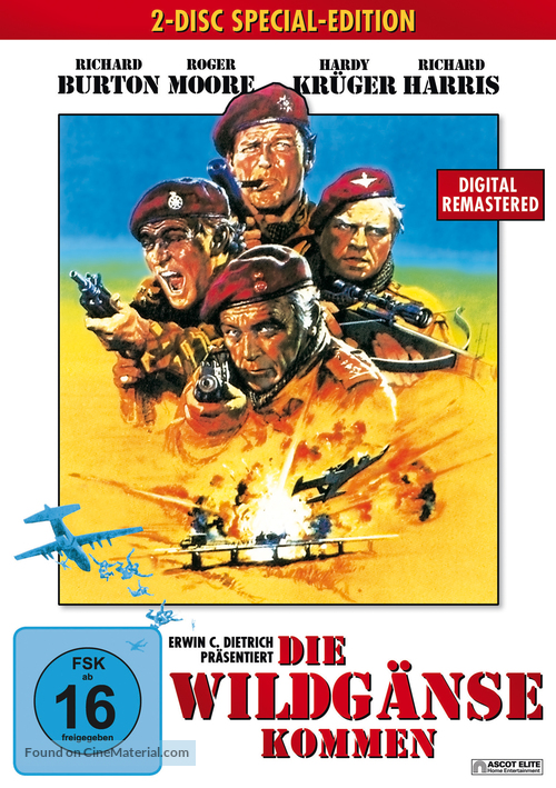 The Wild Geese - German DVD movie cover
