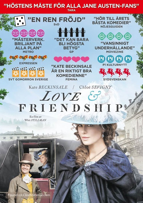 Love &amp; Friendship - Swedish Movie Poster