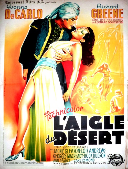 The Desert Hawk - French Movie Poster