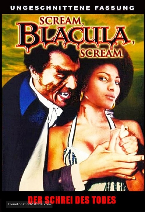 Scream Blacula Scream - German DVD movie cover