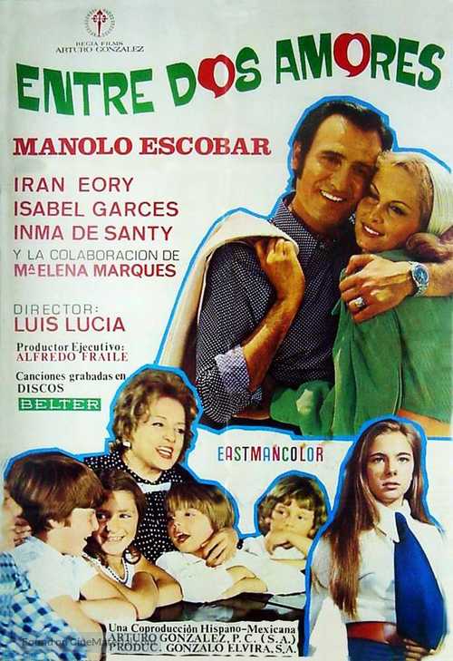 Entre dos amores - Spanish Movie Poster