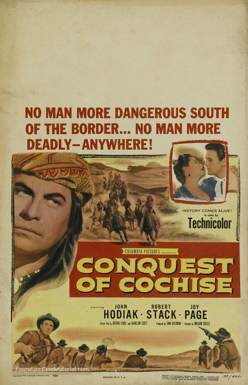 Conquest of Cochise - Movie Poster