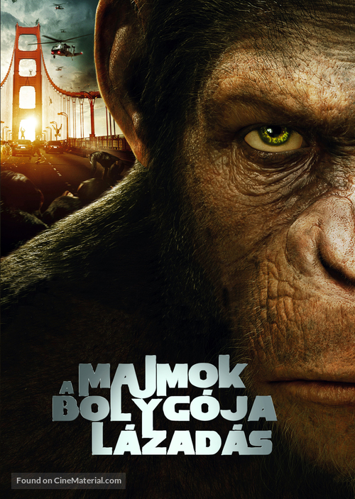 Rise of the Planet of the Apes - Hungarian DVD movie cover