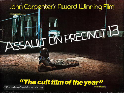 Assault on Precinct 13 - British Movie Poster