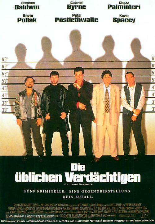 The Usual Suspects - German Movie Poster