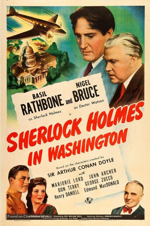 Sherlock Holmes in Washington - Movie Poster