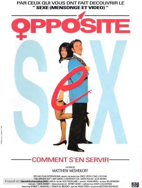 The Opposite Sex and How to Live with Them - French Movie Poster