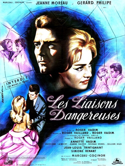 Les liaisons dangereuses - French Movie Poster