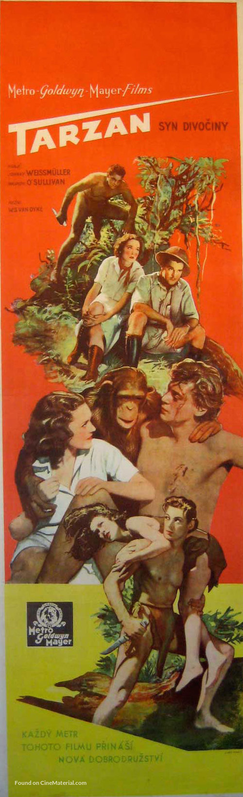 Tarzan the Ape Man - Czech Movie Poster