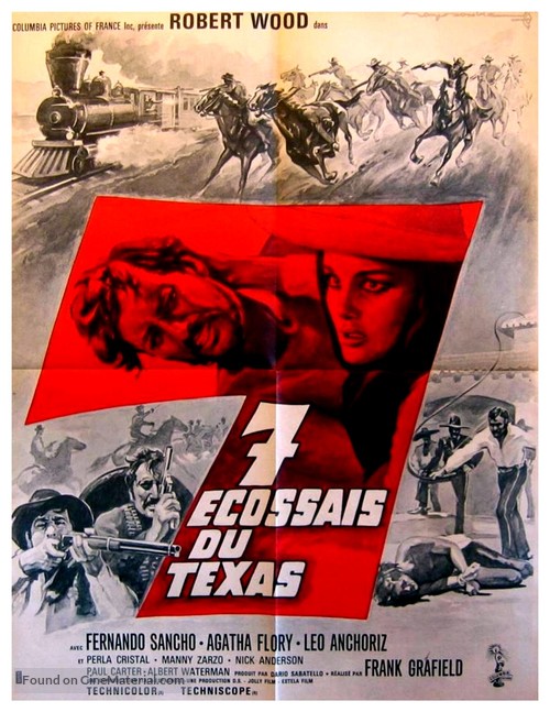 Sette pistole per i MacGregor - French Movie Poster
