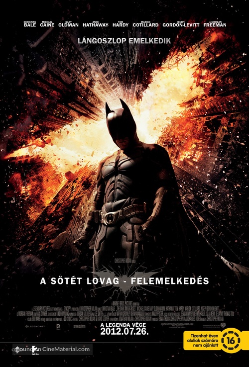 The Dark Knight Rises - Hungarian Movie Poster