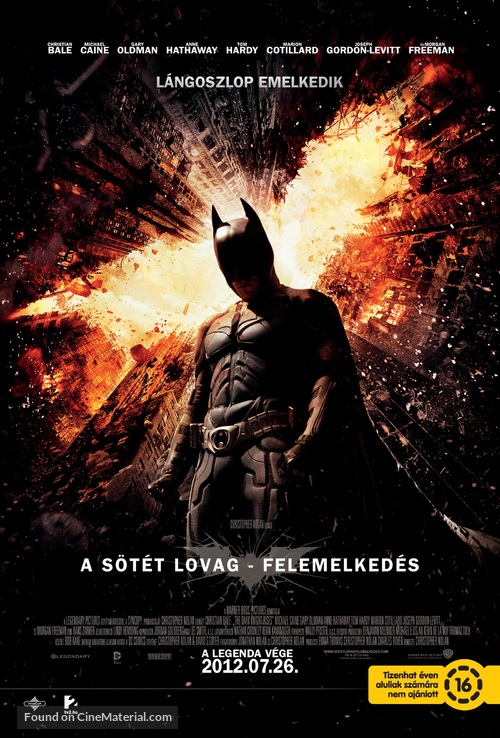 The Dark Knight Rises - Hungarian Movie Poster