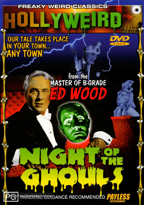 Night of the Ghouls - Australian DVD movie cover