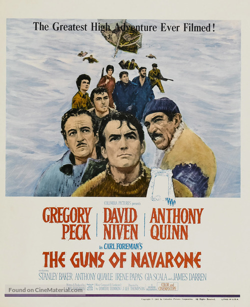 The Guns of Navarone - Movie Poster