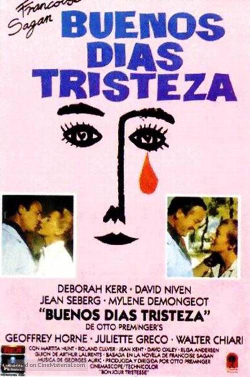 Bonjour tristesse - Spanish Movie Poster