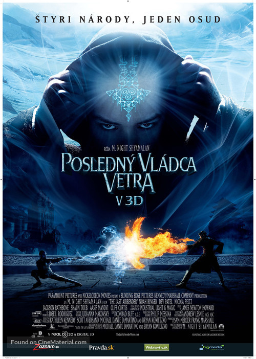 The Last Airbender - Slovak Movie Poster