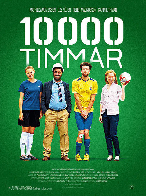 10 000 timmar - Swedish Movie Poster