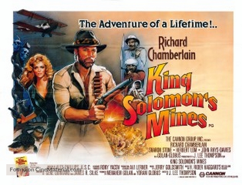 King Solomon&#039;s Mines - British Movie Poster